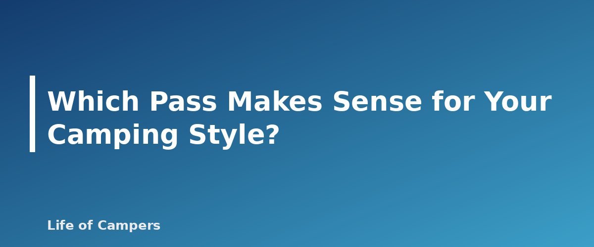 Which Pass Makes Sense for Your Camping Style? - section banner for America the Beautiful Pass for Campers