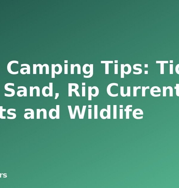 Beach Camping Tips: Tides, Wind, Sand, Rip Currents, Permits and Wildlife