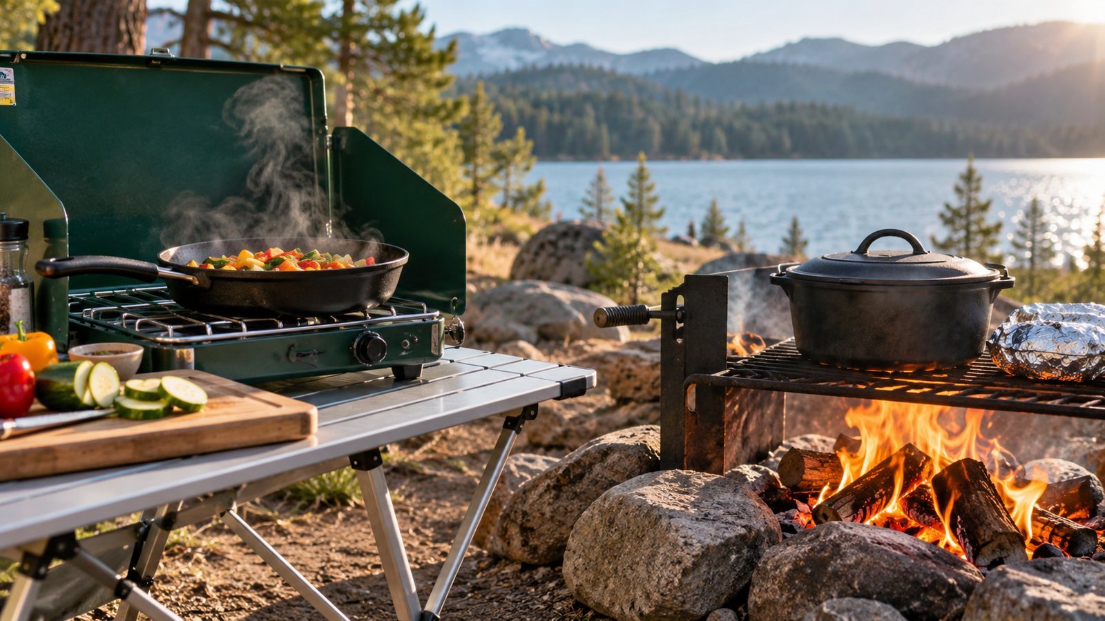 Speed and Control - Camp Stove vs Campfire Cooking: Which to Use and When