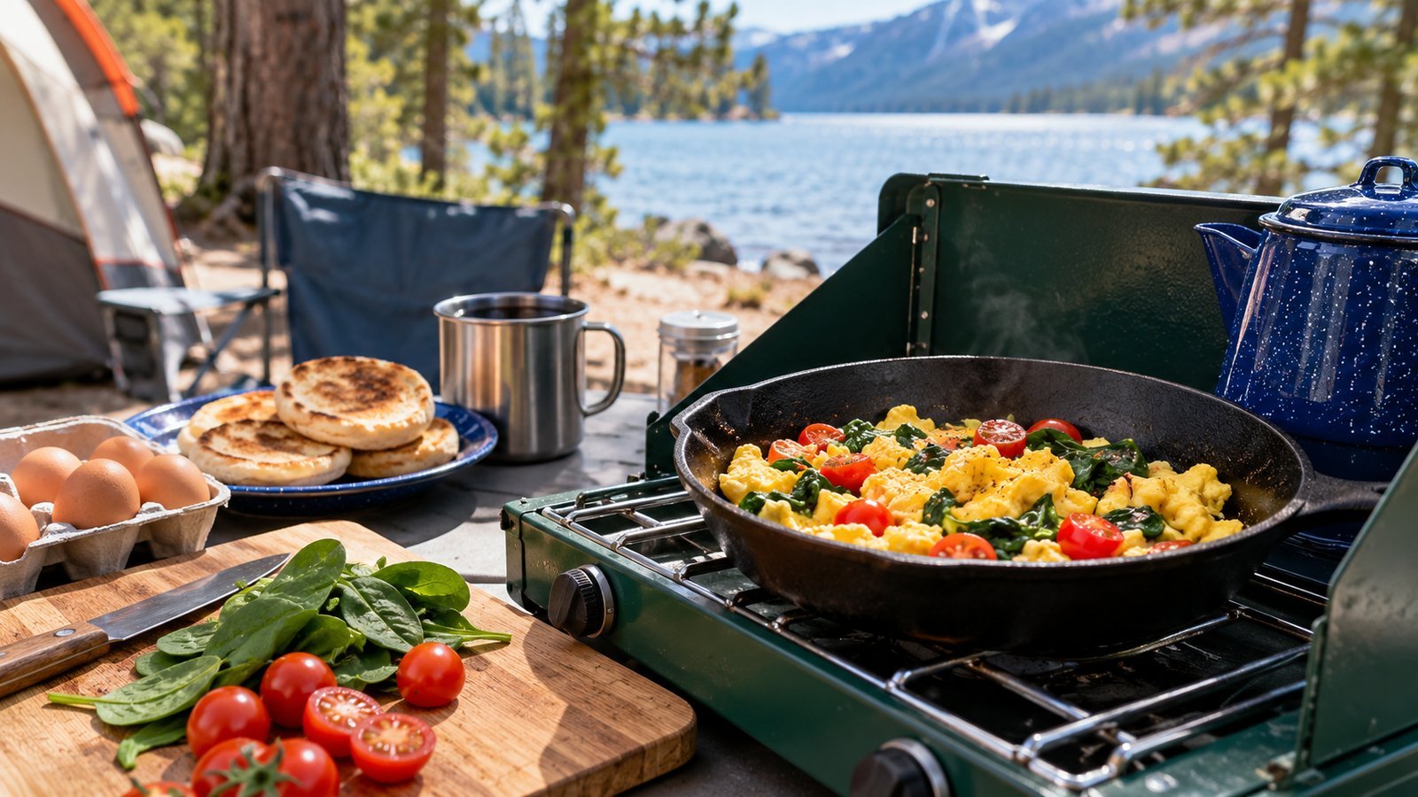 Camp Stove Breakfasts - Camping Breakfast Ideas: 15 Easy Options by Cooking Method