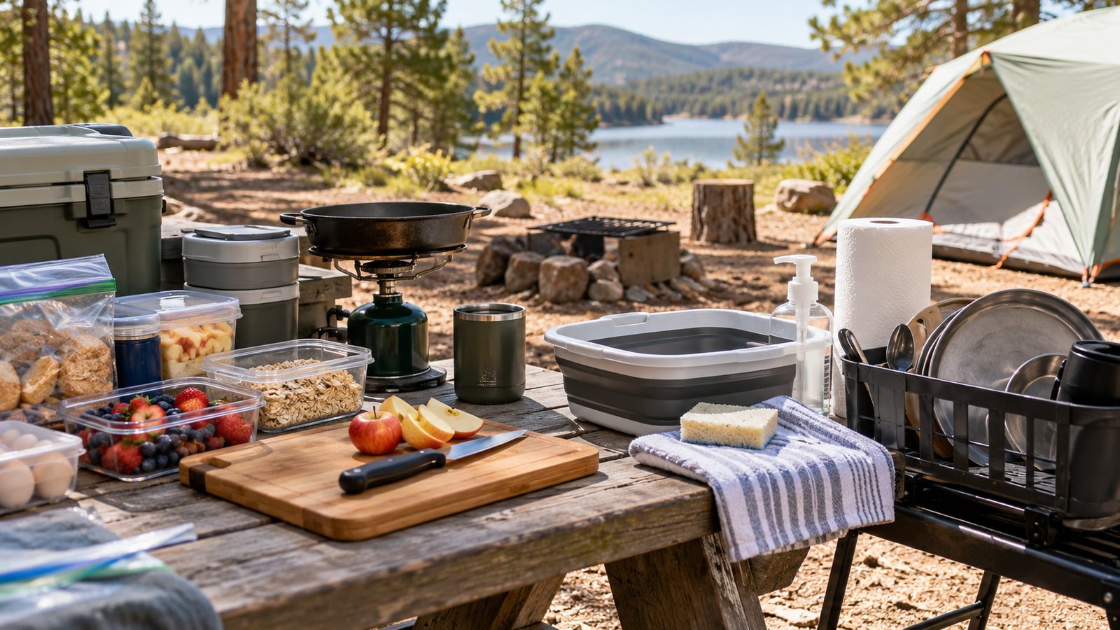 Packing, Safety and Cleanup - Camping Breakfast Ideas: 15 Easy Options by Cooking Method