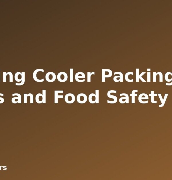 Camping Cooler Packing: Ice, Layers and Food Safety