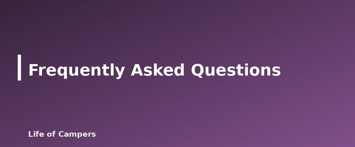 Frequently Asked Questions - illustration for Camping With Toddlers: Gear and Sleep Setup