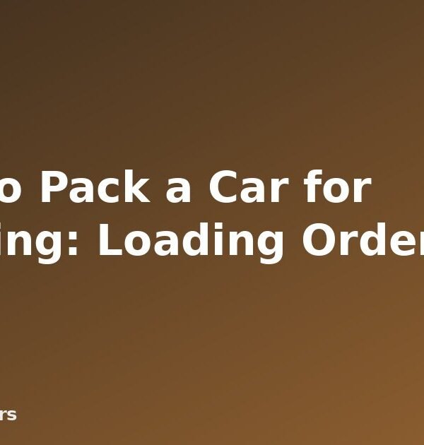 How to Pack a Car for Camping: Loading Order - featured image