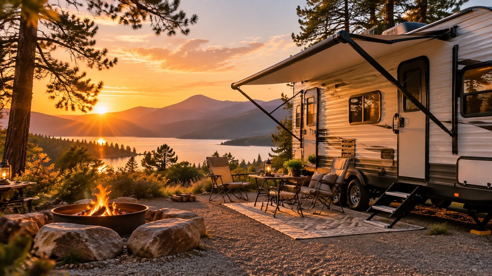 Mistake 3: Skipping Propane and Carbon Monoxide Safety - camping illustration