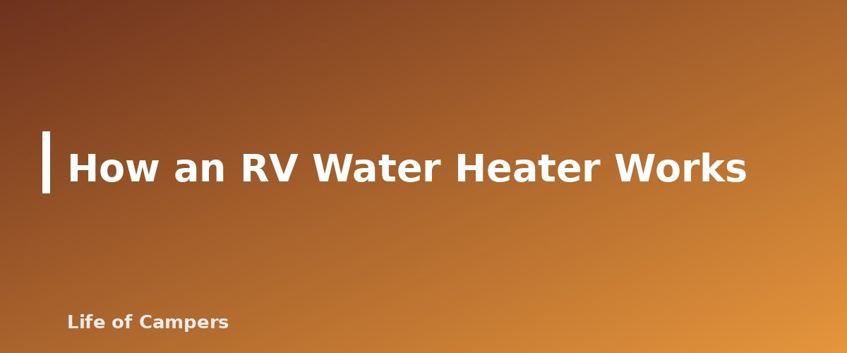 How an RV Water Heater Works - section banner for RV Water Heater Basics